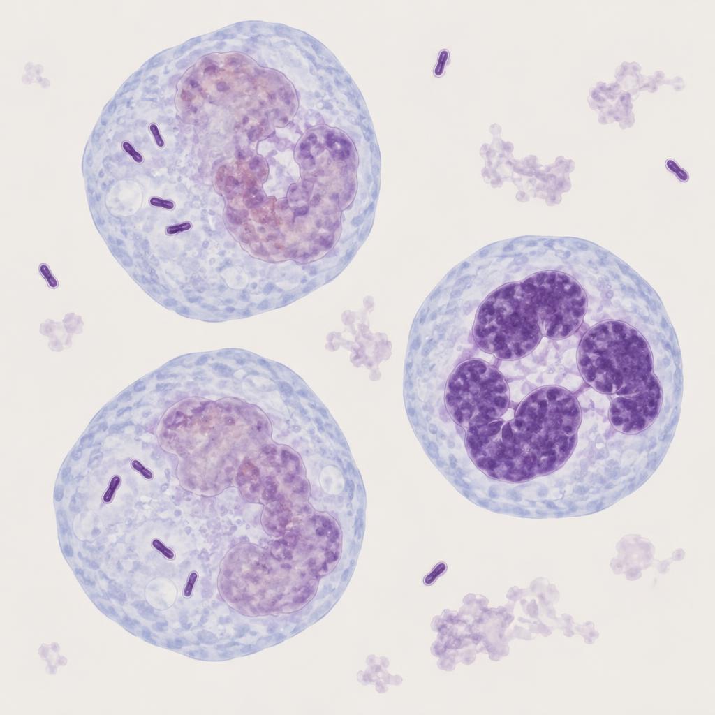 Microscope image: Intracellular bacteria