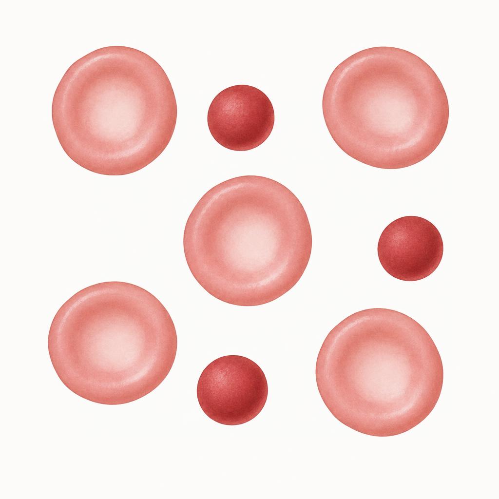 Microscope image: Spherocytes